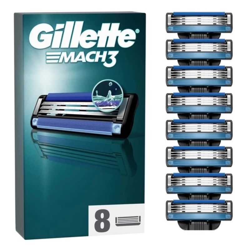 Gillette Mach3 8\'li Yedek Tıraş Bıçağı