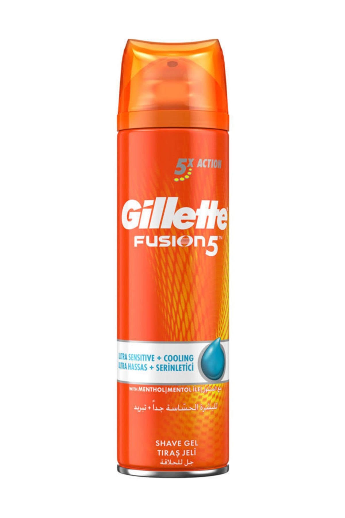 Gillette Tıraş Jeli Fusion 200Ml.Ultra Hassas Serinletici