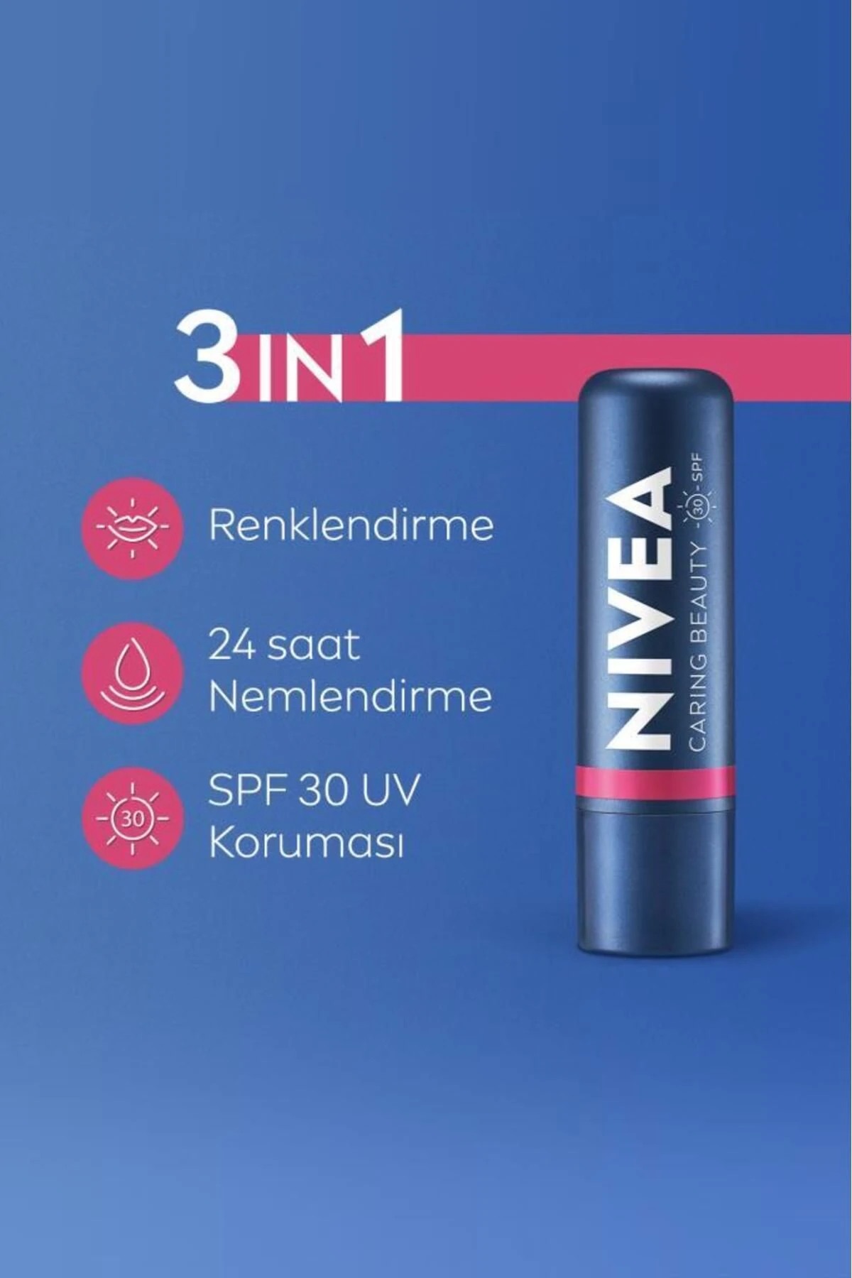 NİV.DUDAK KRM.CARİNG PİNK 4,8G 8814