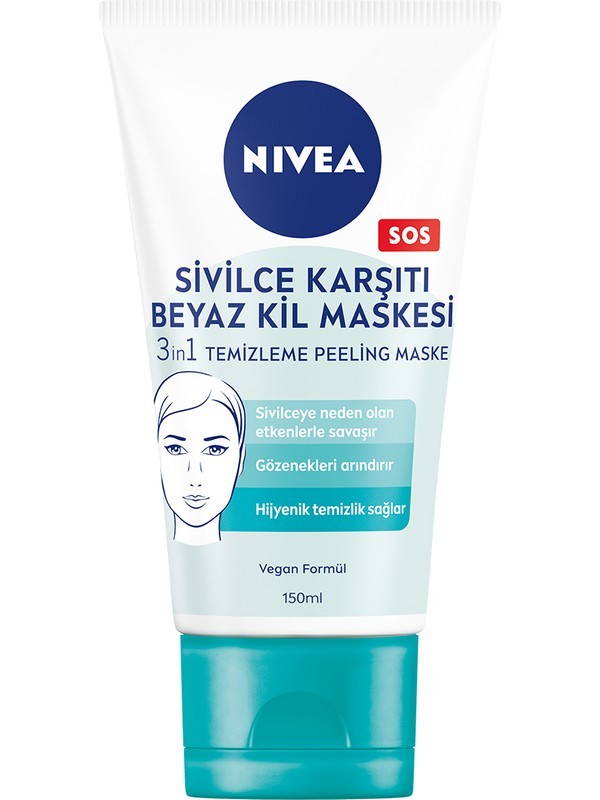 NİV.BEYAZ KİL MASKESİ 150ML 3703