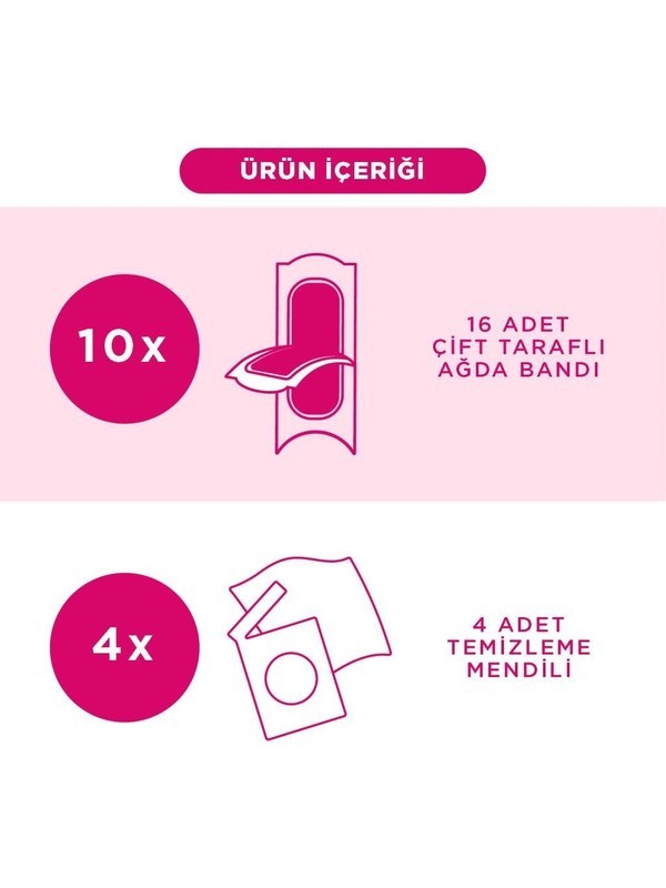 VEET PURE AĞDA BANDI BİKİNİ&K.ALTI 16LI