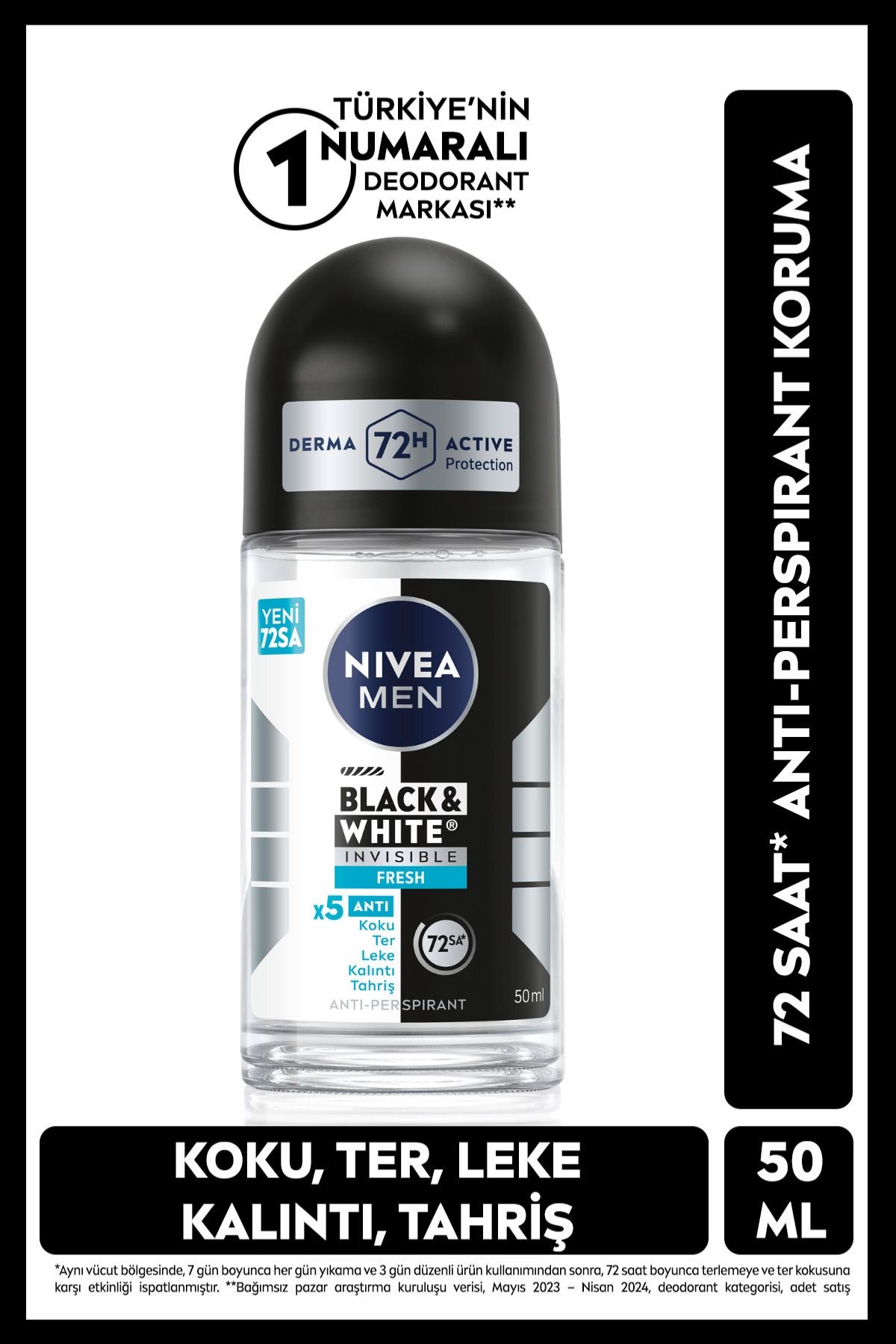 NİV.ROLL ON B&W FRSH.ERK.50ML 2602