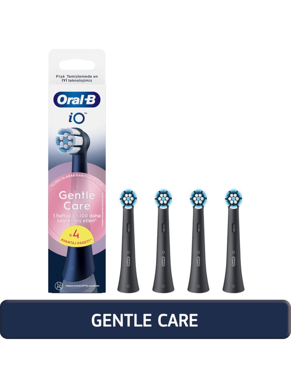 OB YEDEK BAŞLIK İO SENS.BLACK 4LÜ 8684