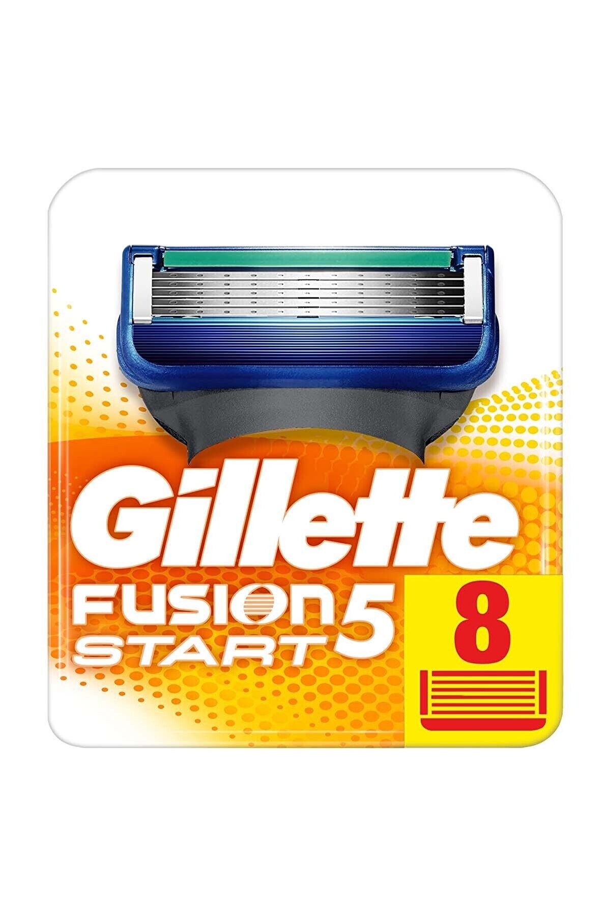 Gillette Fusion5 Start Yedek Tıraş Bıçağı 8\'li
