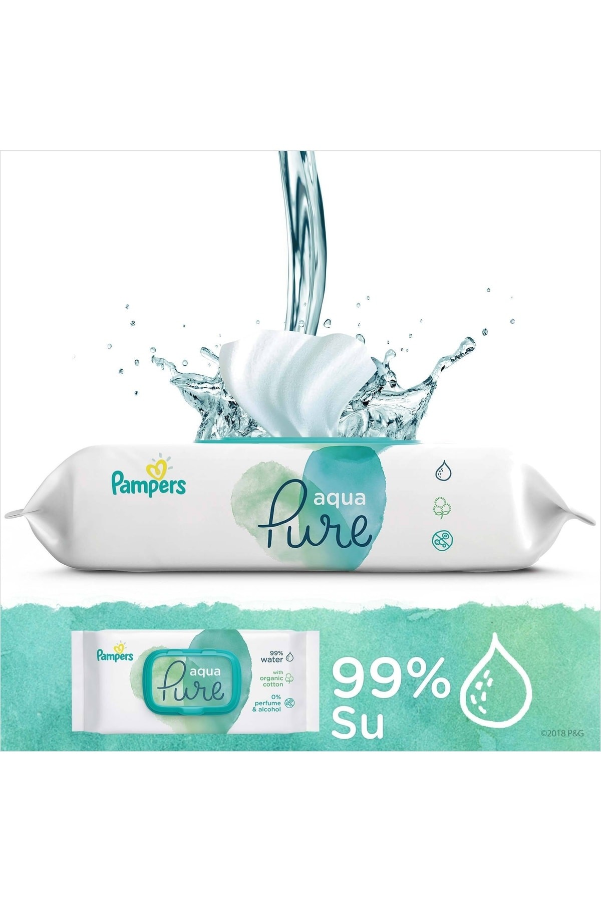 Islak Havlu Aqua Pure 9 Lu Fırsat Paketi (432 YAPRAK)