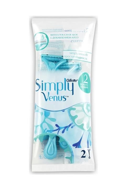 Gillette Simply Venus 2 2\'li Kullan At Kadın Tıraş Bıçağı