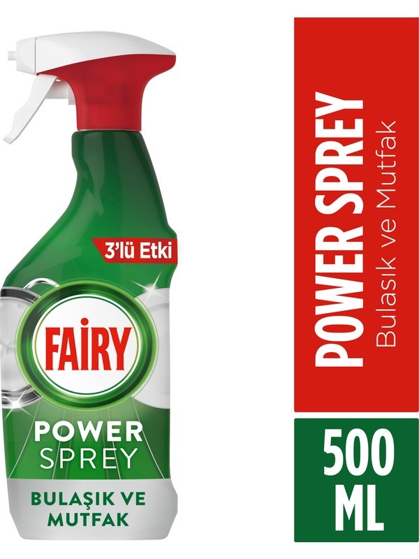 Fairy Power Sprey 3’ü 1 Arada Bulaşık ve Mutfak 500 ml