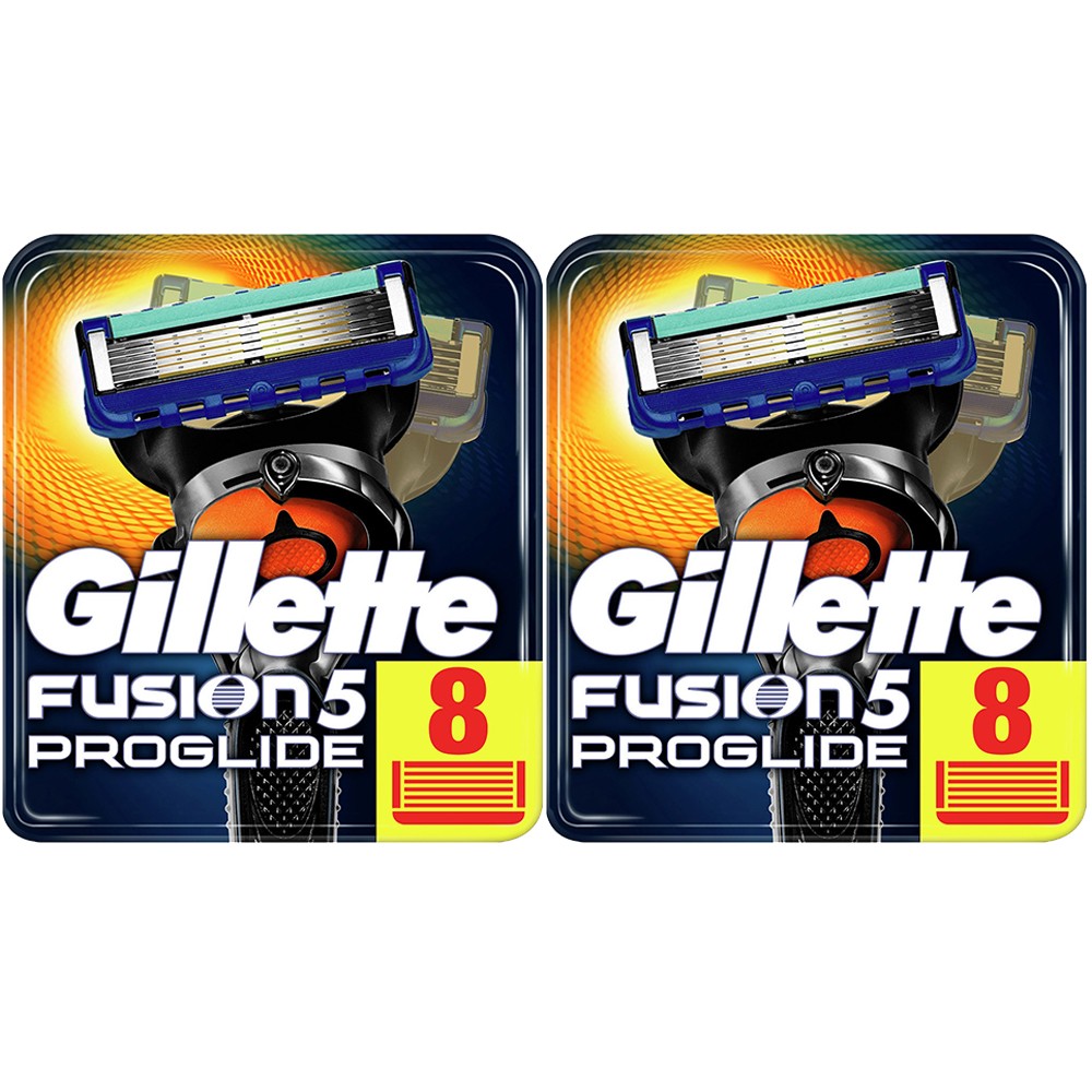 Gillette Fusion 5 ProGlide Yedek Tıraş Bıçağı 8'li x 2 Paket