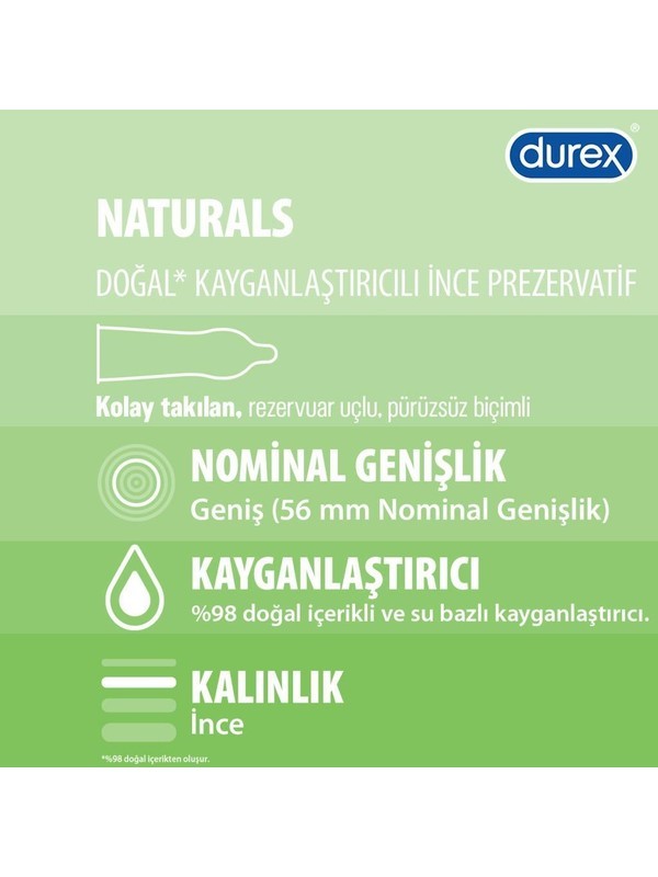 DUREX NATUREL 20Lİ ( 9359 )