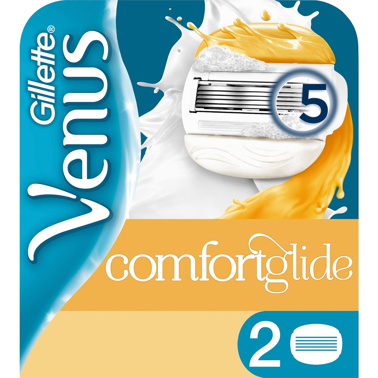 Gillette Venus Comfortglide Olay Yedek Kadın Tıraş Bıçağı 2’li