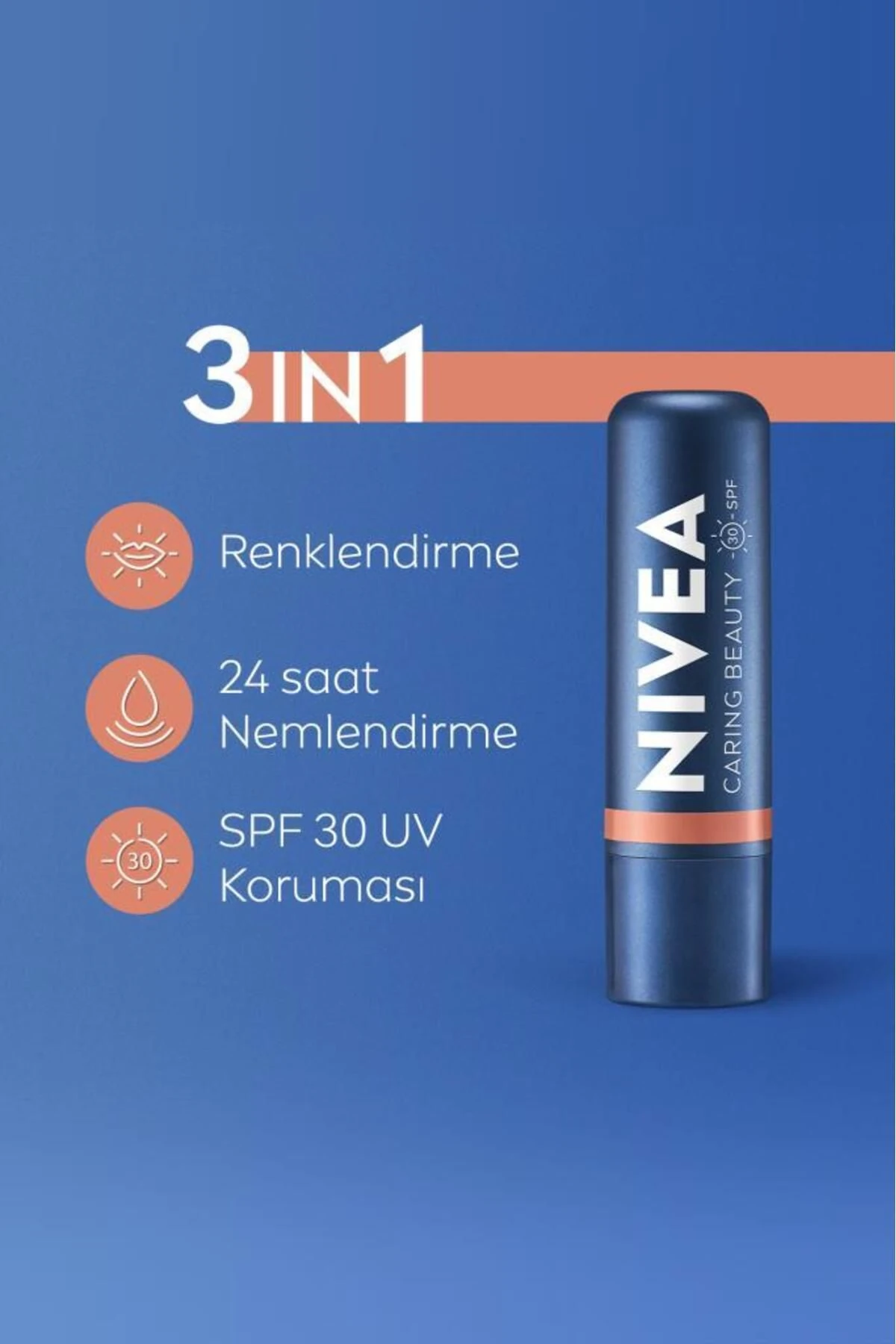 NİV.DUDAK KRM.CARİNG BEAUTY 4,8G 9408