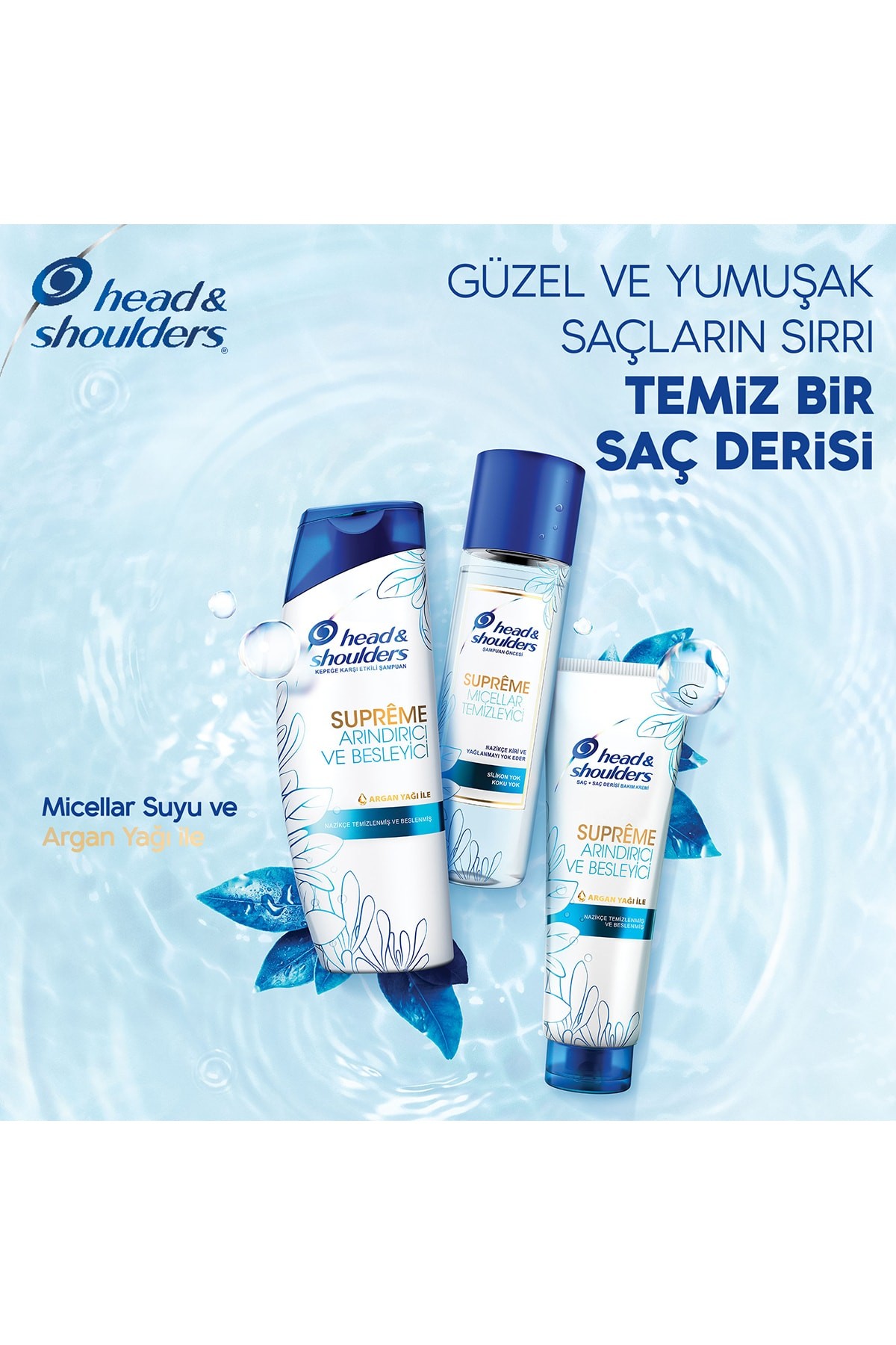 H&S Supreme Micellar Temizleyici Tonik 250 Ml ( 8374 )