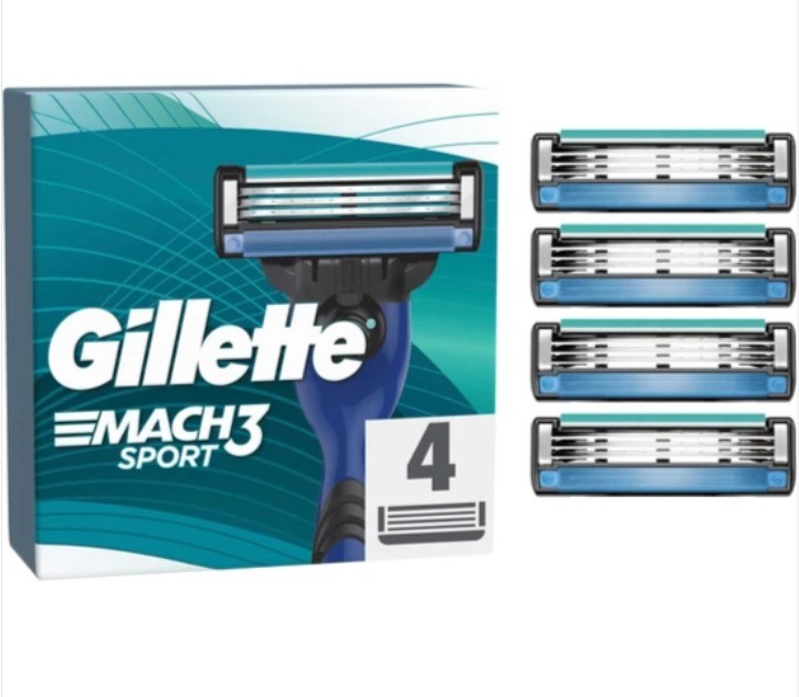 Gillette Mach 3 Sport 4 lü yedek