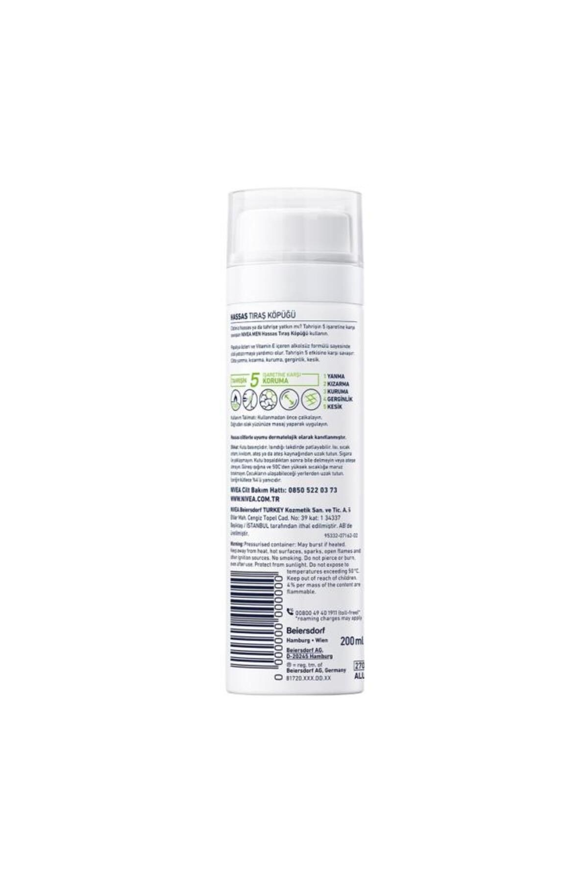 NİV.HASSAS TIRAŞ KÖPÜĞÜ 200ML 2698