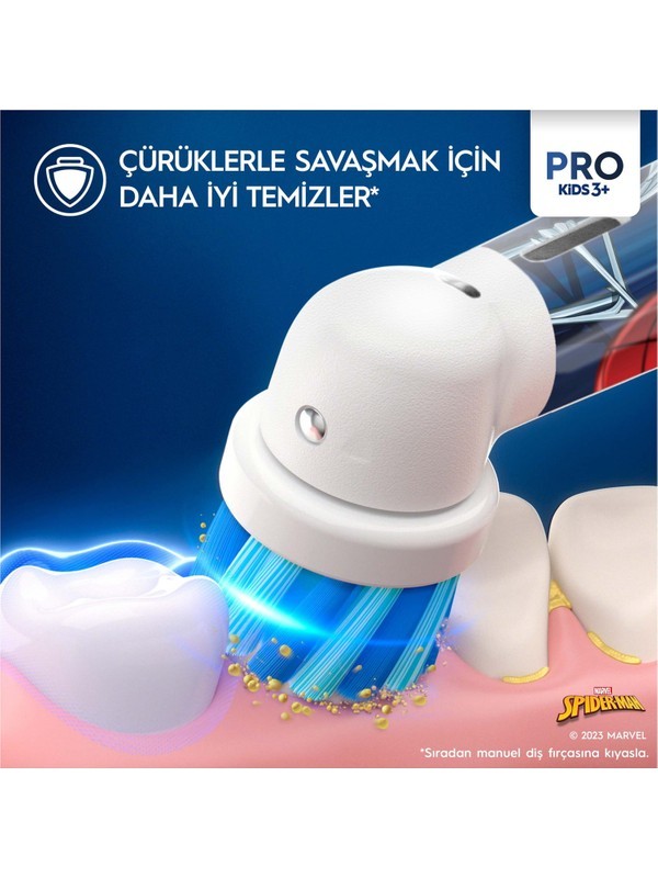 ORAL B ŞARJLI D103 VİT PRO SPİDERMAN KUTULU ( 2812 )