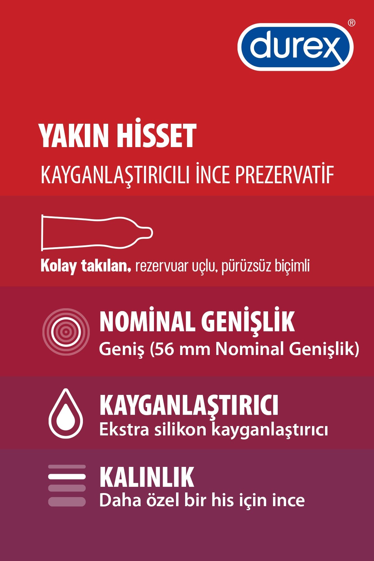 DUREX YAKIN HİSSET 20Lİ