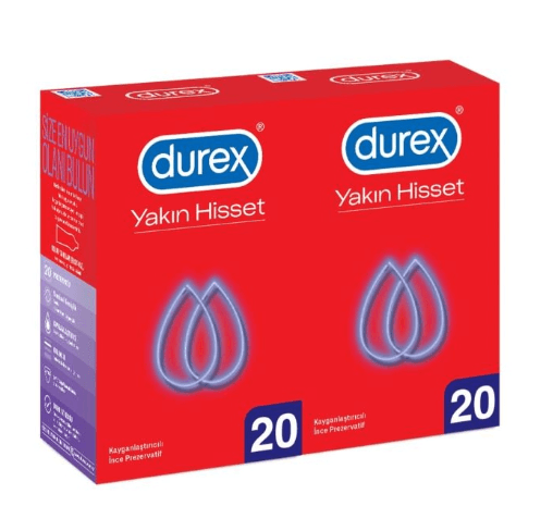 Durex Yakın Hisset Prezervatif 40'lı