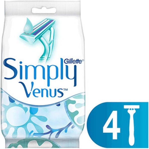 Gillette Simply Venus 2 4\'lü Kullan At Kadın Tıraş Bıçağı