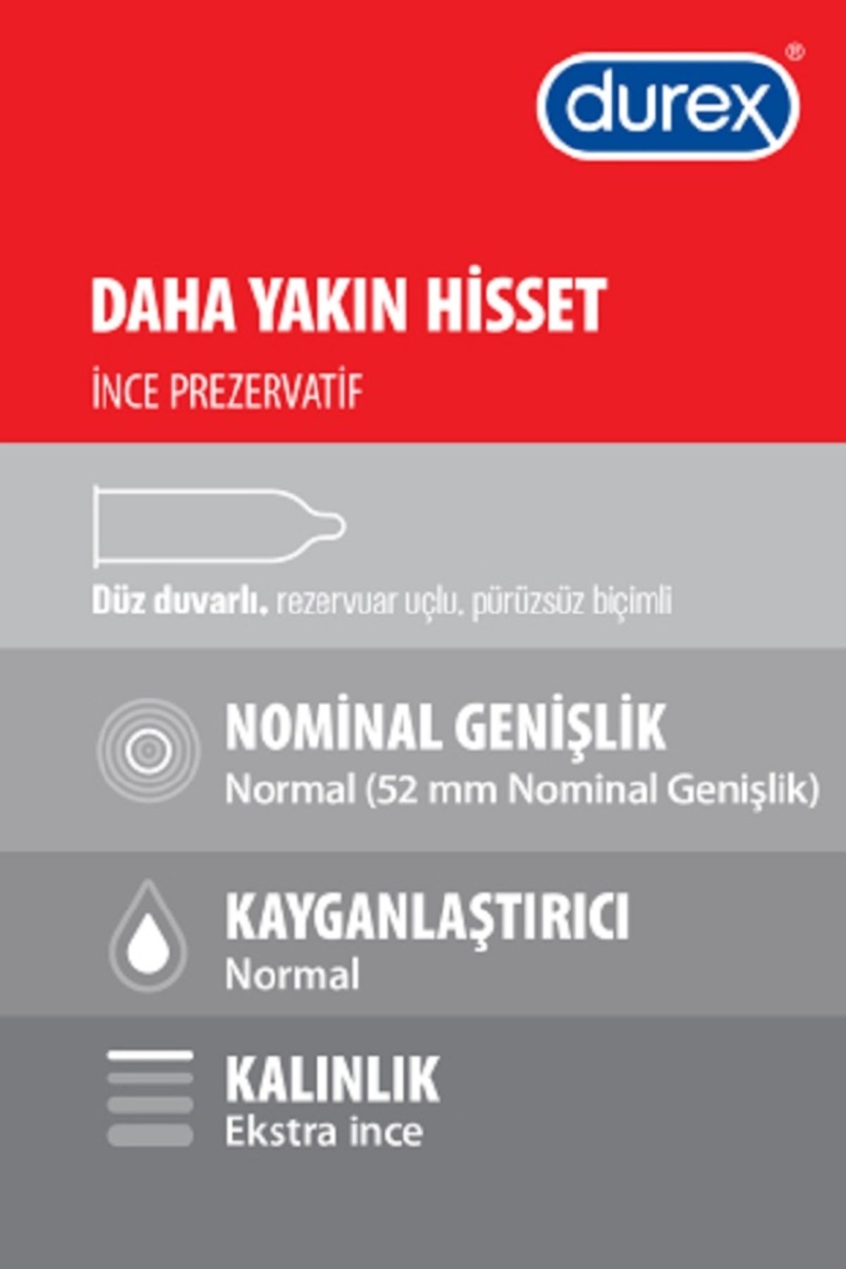 DUREX DAHA YAKIN HİSSET 10LU