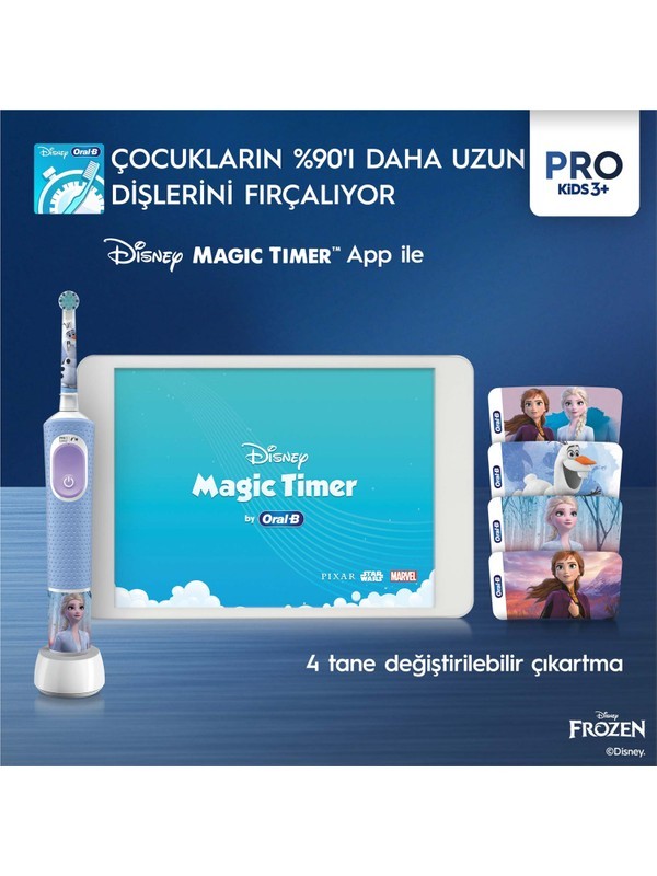 ORAL B ŞARJLI D103 VİT PRO FROZEN KUTULU ( 2515 )