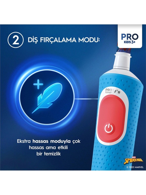 ORAL B ŞARJLI D103 VİT PRO SPİDERMAN KUTULU ( 2812 )