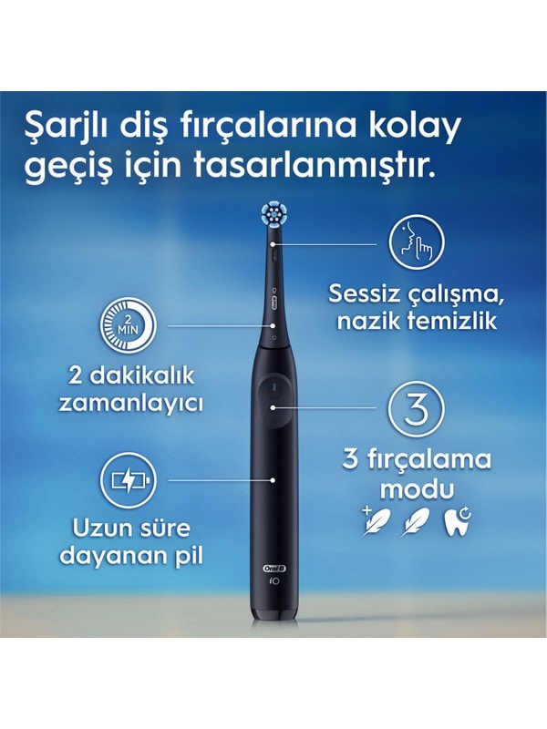 OB ŞARJLI İO2 SERİES BLACK 3233