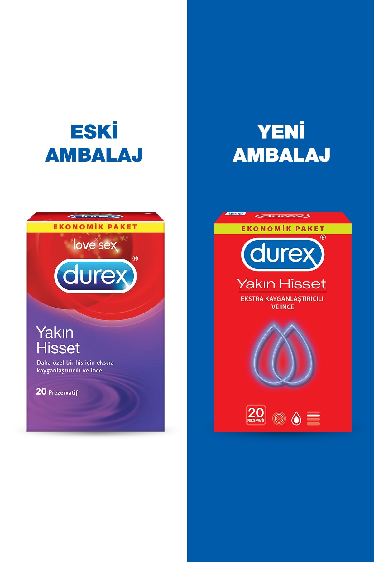 DUREX YAKIN HİSSET 20Lİ