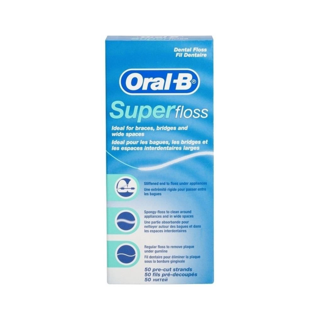 Oral-B Diş İpi Super Floss 50 Ad