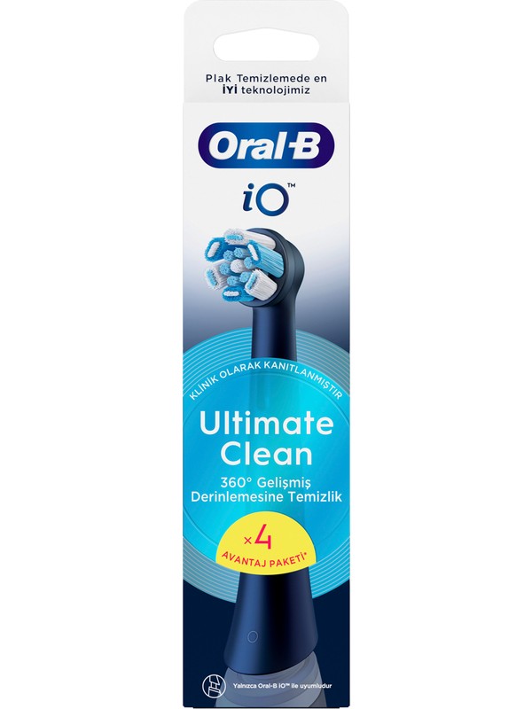 OB YEDEK BAŞLIK İO ULT.CLEAN BLACK 4LÜ 4932