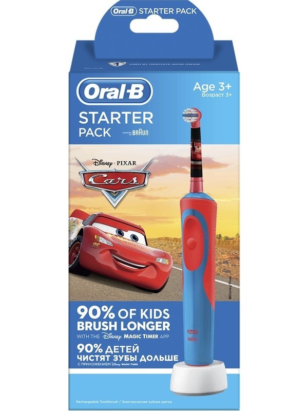 Oral-B Starter Pack Disney Cars Çocuk Şarjlı Diş Fırçası ( 3603 )