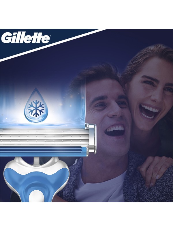 Gillette Blue3 Cool Kullan At Tıraş Bıçağı 6\'lı
