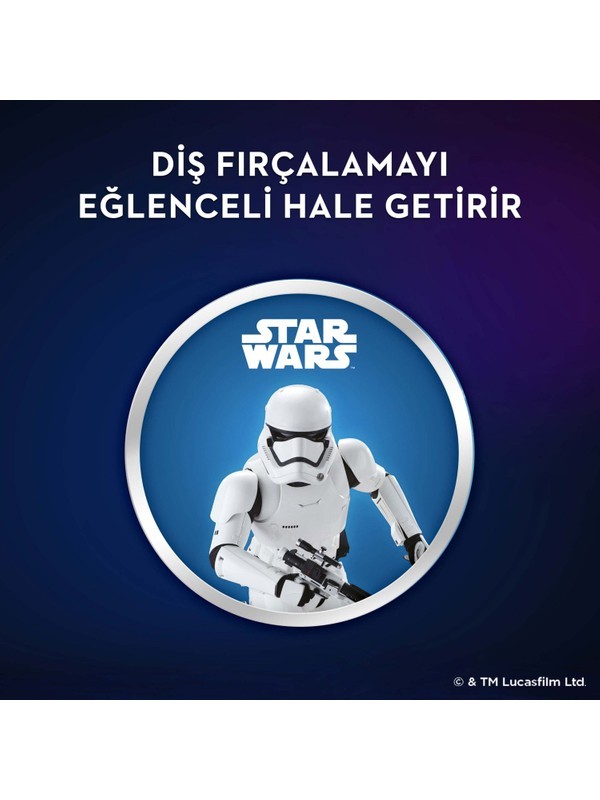 Oral-B Star Wars Çocuklar İçin 2'li Diş Fırçası Yedek Başlığı ( 7947 )