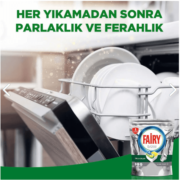 Platinum Bulaşık Makinesi Deterjanı Kapsülü/Tableti 72 Yıkama Limon Kokulu