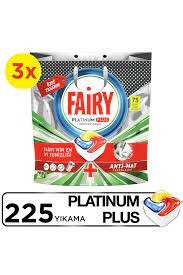 FAİRY PLATİNUM PLUS MAK.DET.75Lİ KAPSÜL X 3 PAKET