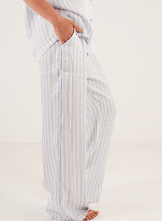 Serena Bold Kalın Çizgili Pijama Takımı