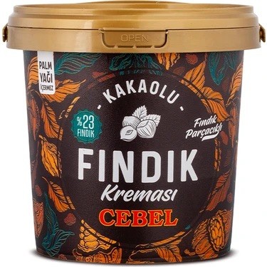 CEBEL %23 FINDIKLI ÇİKOLATA NET :900GR