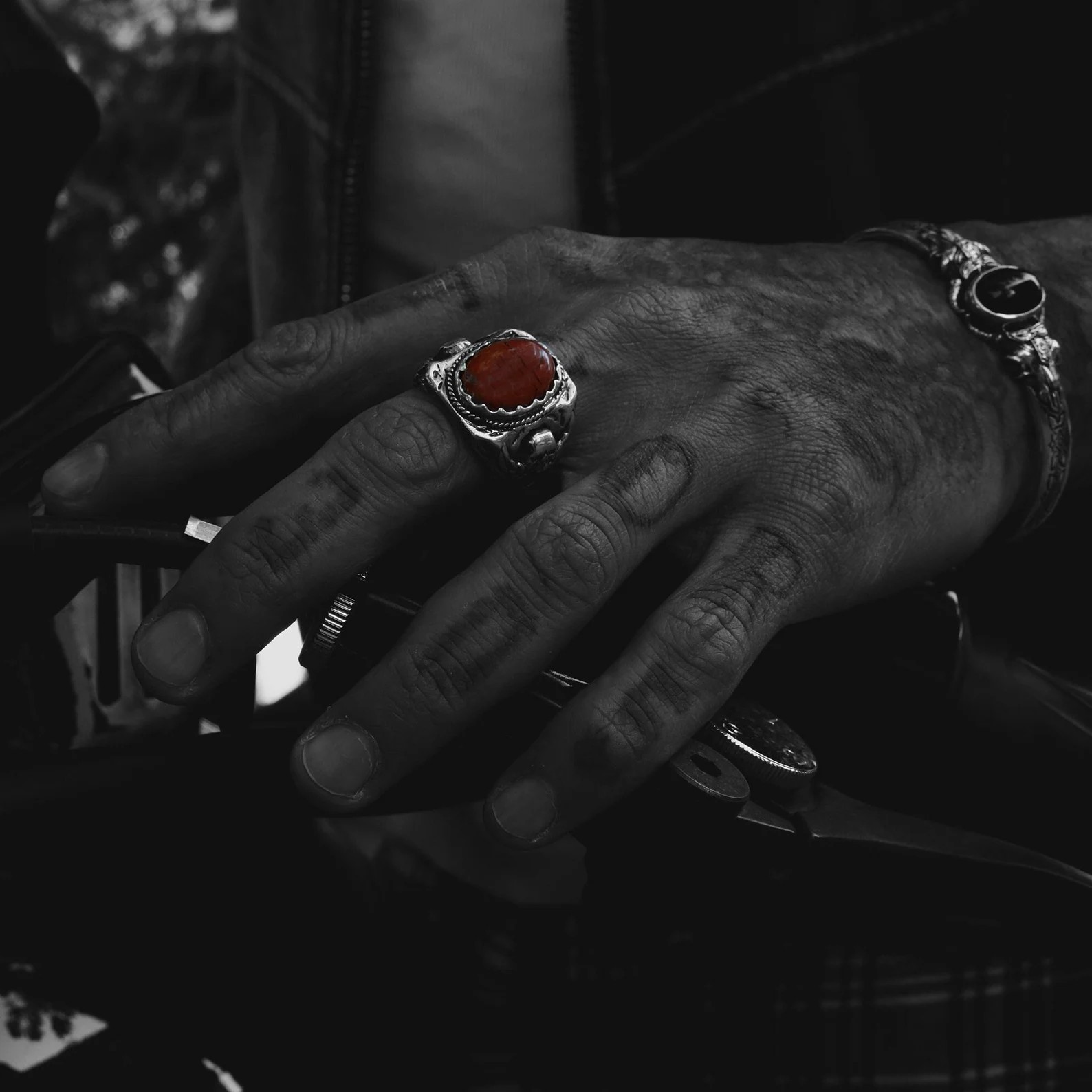 Skull X RED JASPER