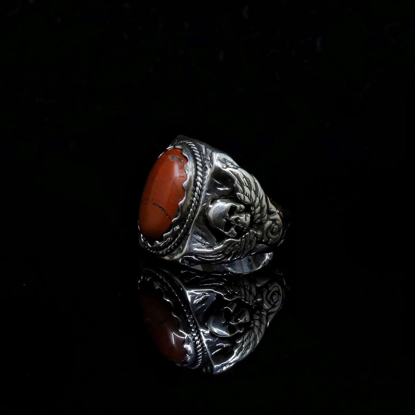 Skull X RED JASPER