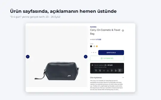Teslimat Tarihi by Keskin Digital ekran görüntüsü 1