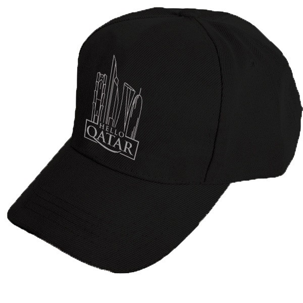 Logo Printed Black Hat