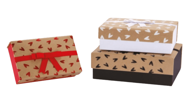 Sansa Three Pieces Cardboard Box
