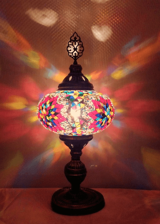 Mosaic Ellipse Table Lamp