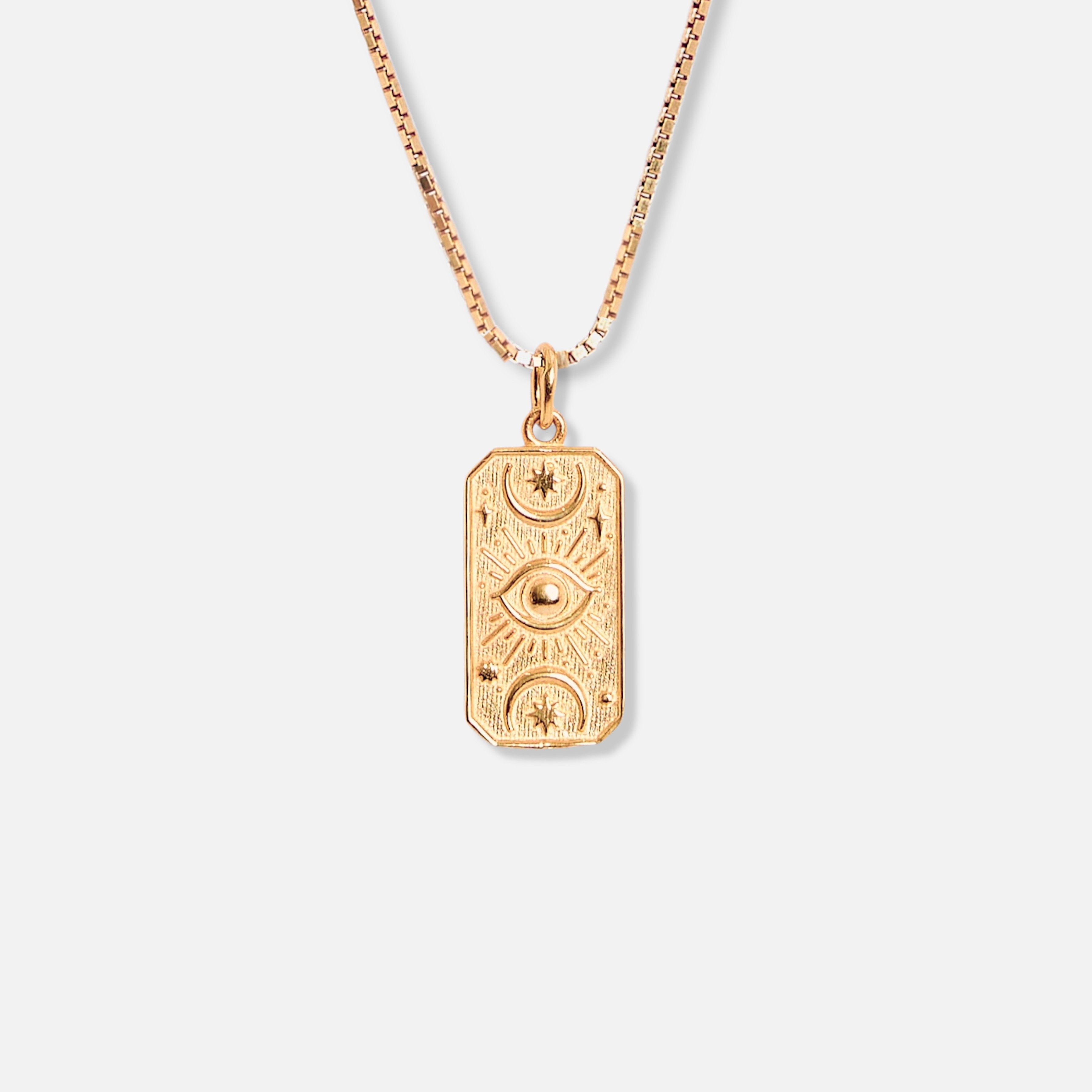the kiss necklace - rose gold vermeil