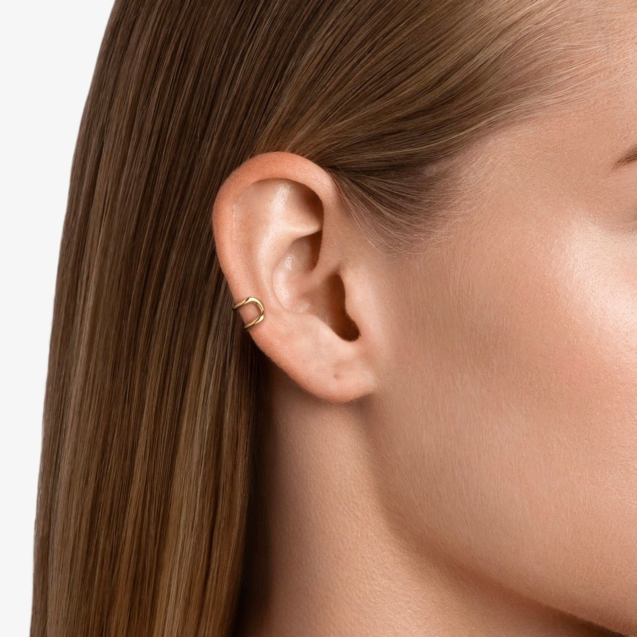 serpentine earcuff - gümüş