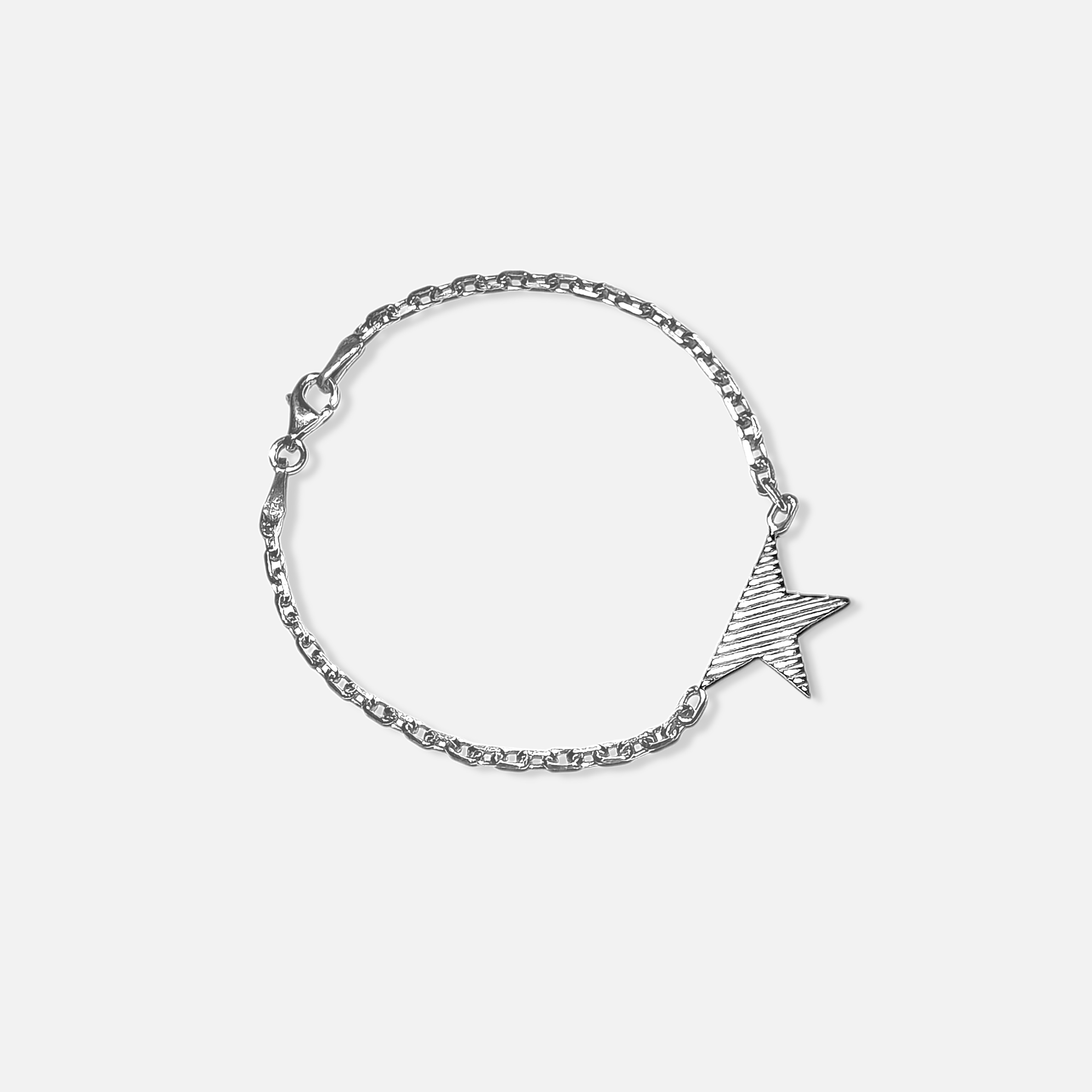 undone bracelet - sterling silver