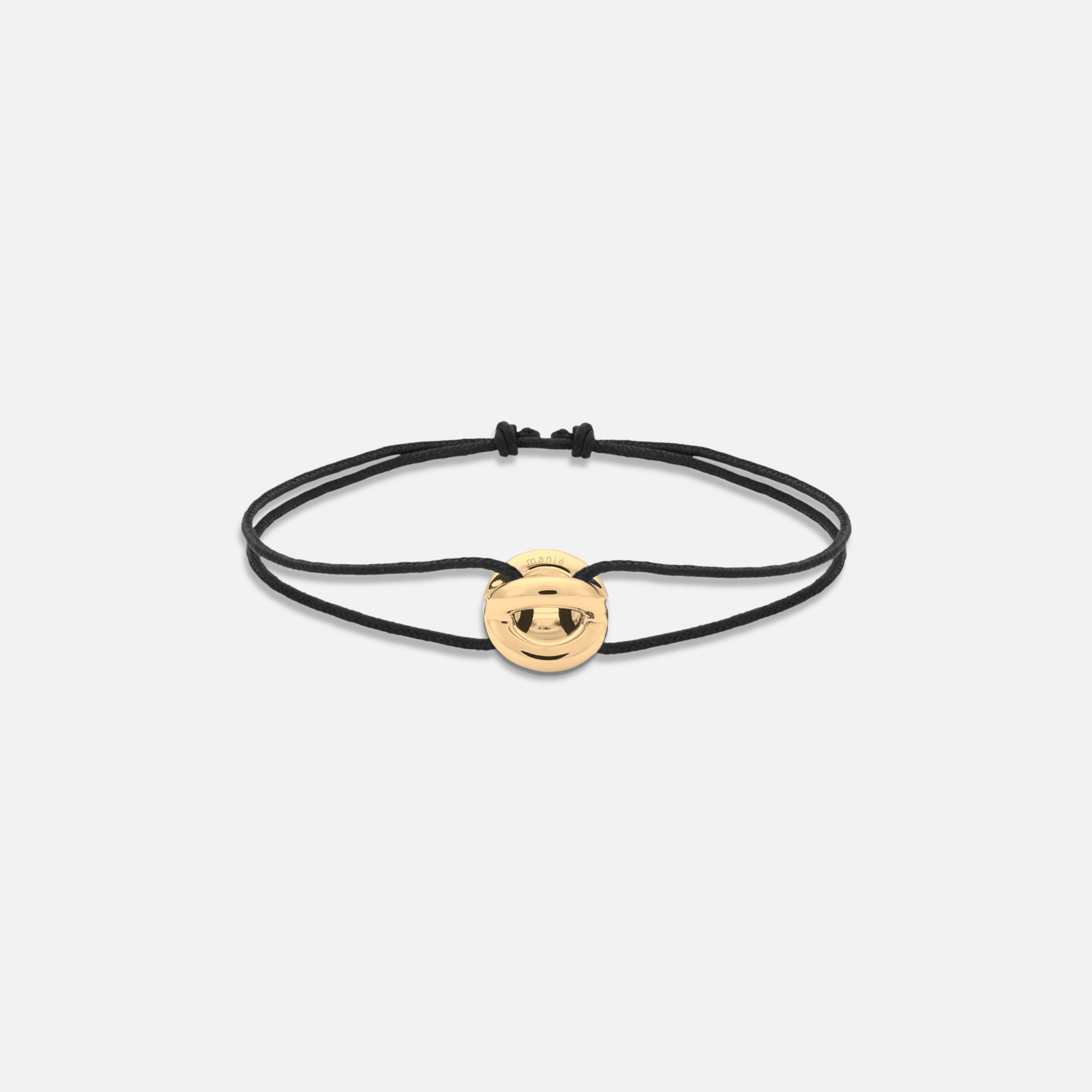 interloop bracelet, gold vermeil