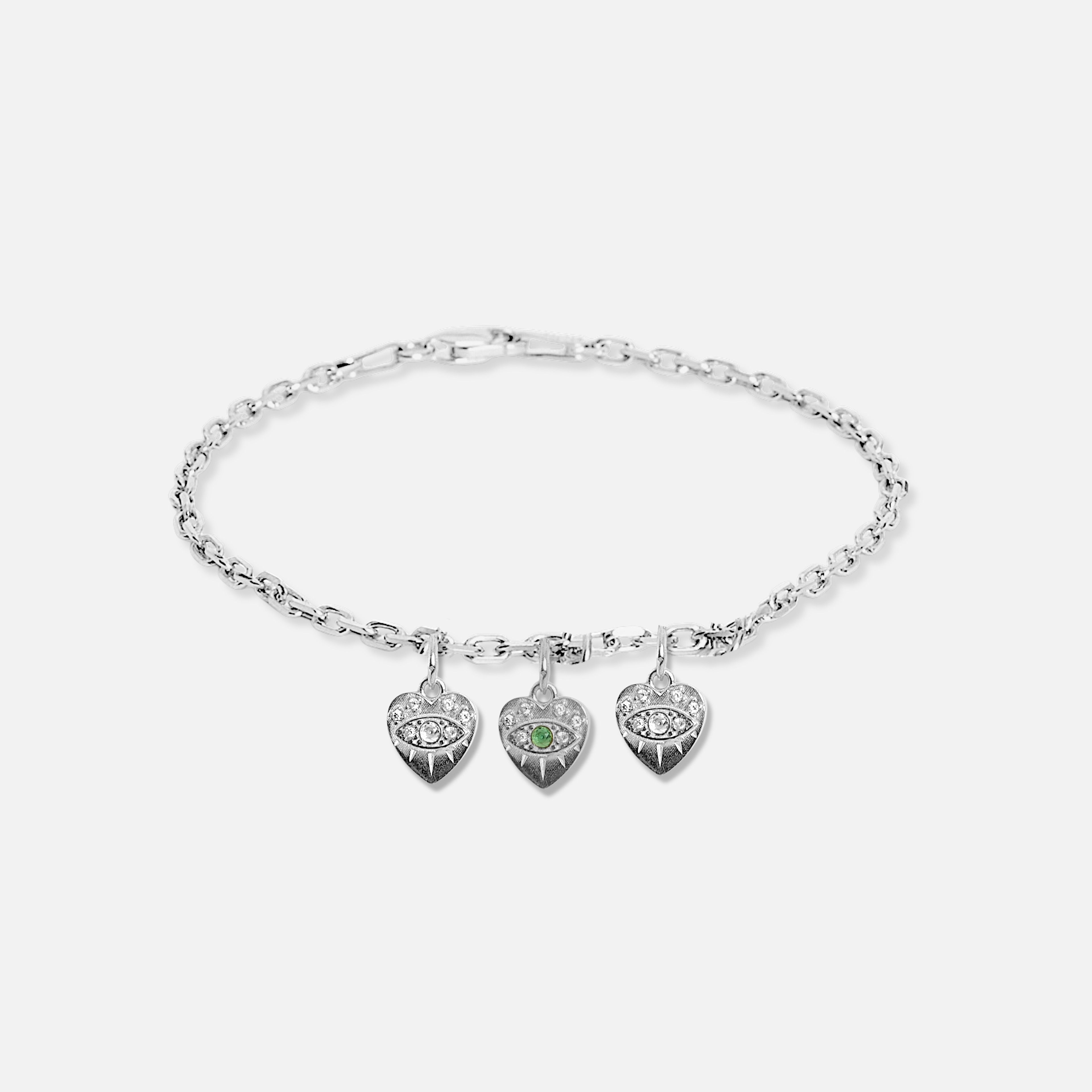 high on beat triple bracelet - sterling silver