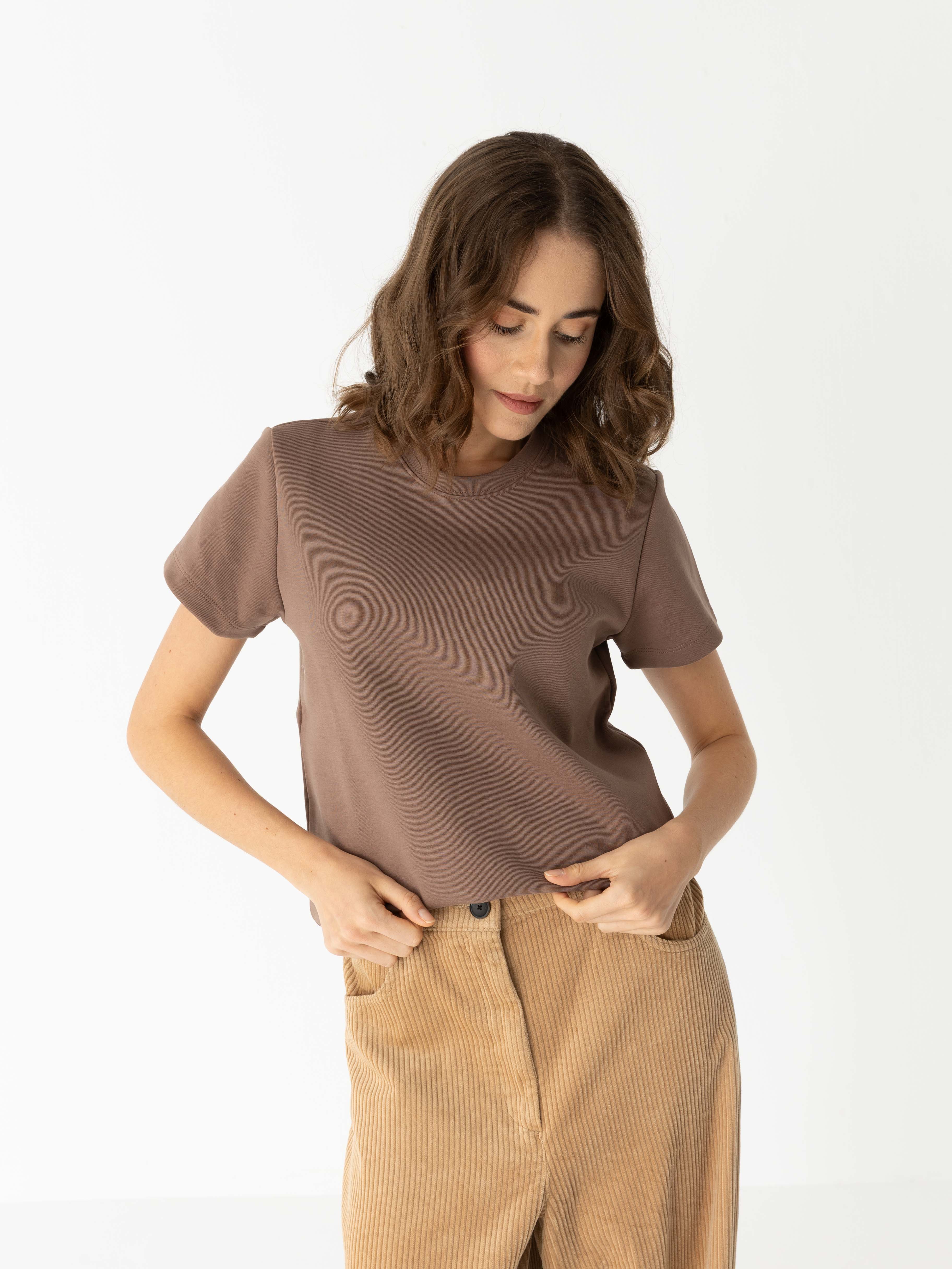 Timeless Basic T-shirt - Kahverengi