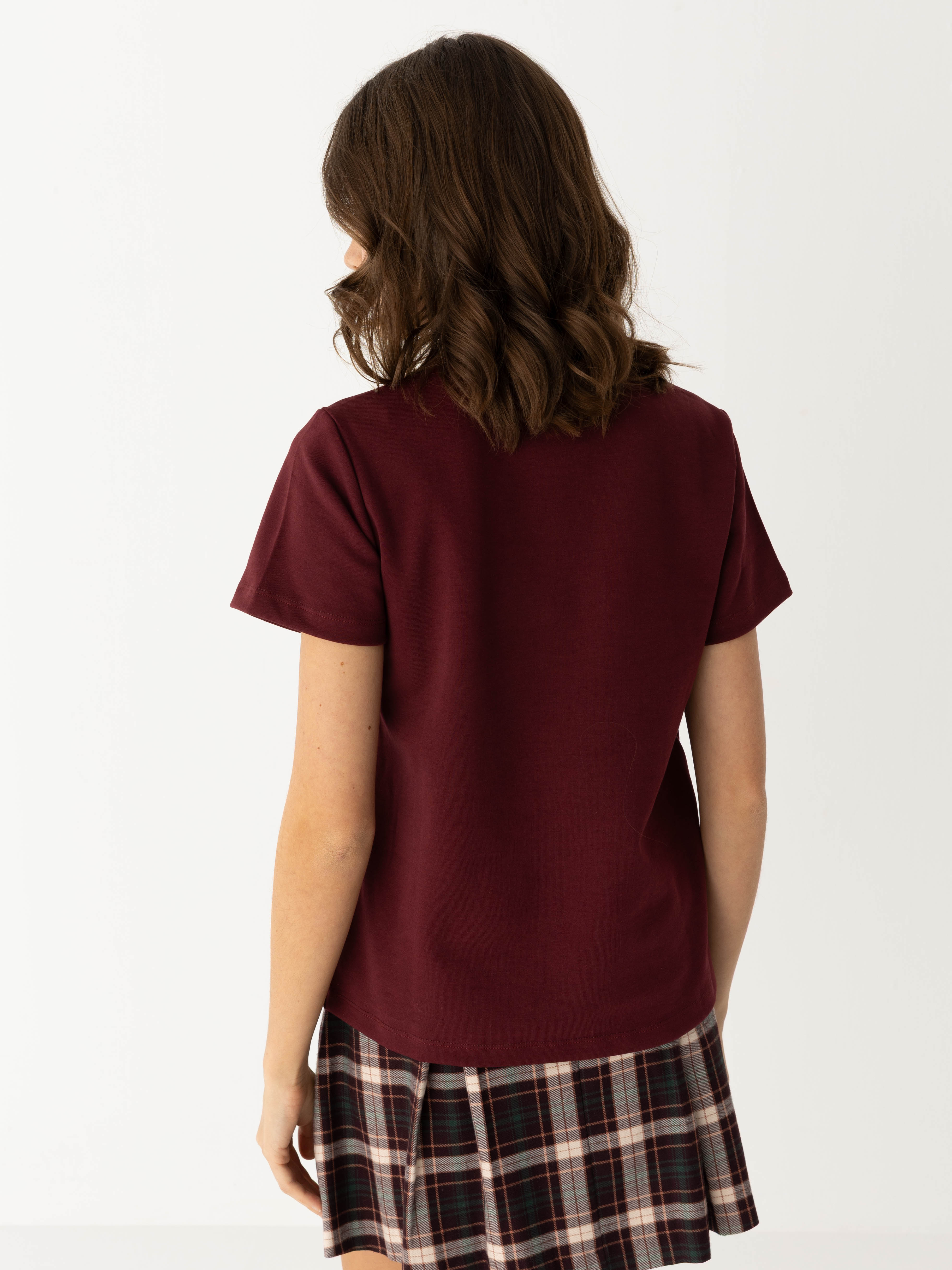 Timeless Basic T-shirt - Bordo