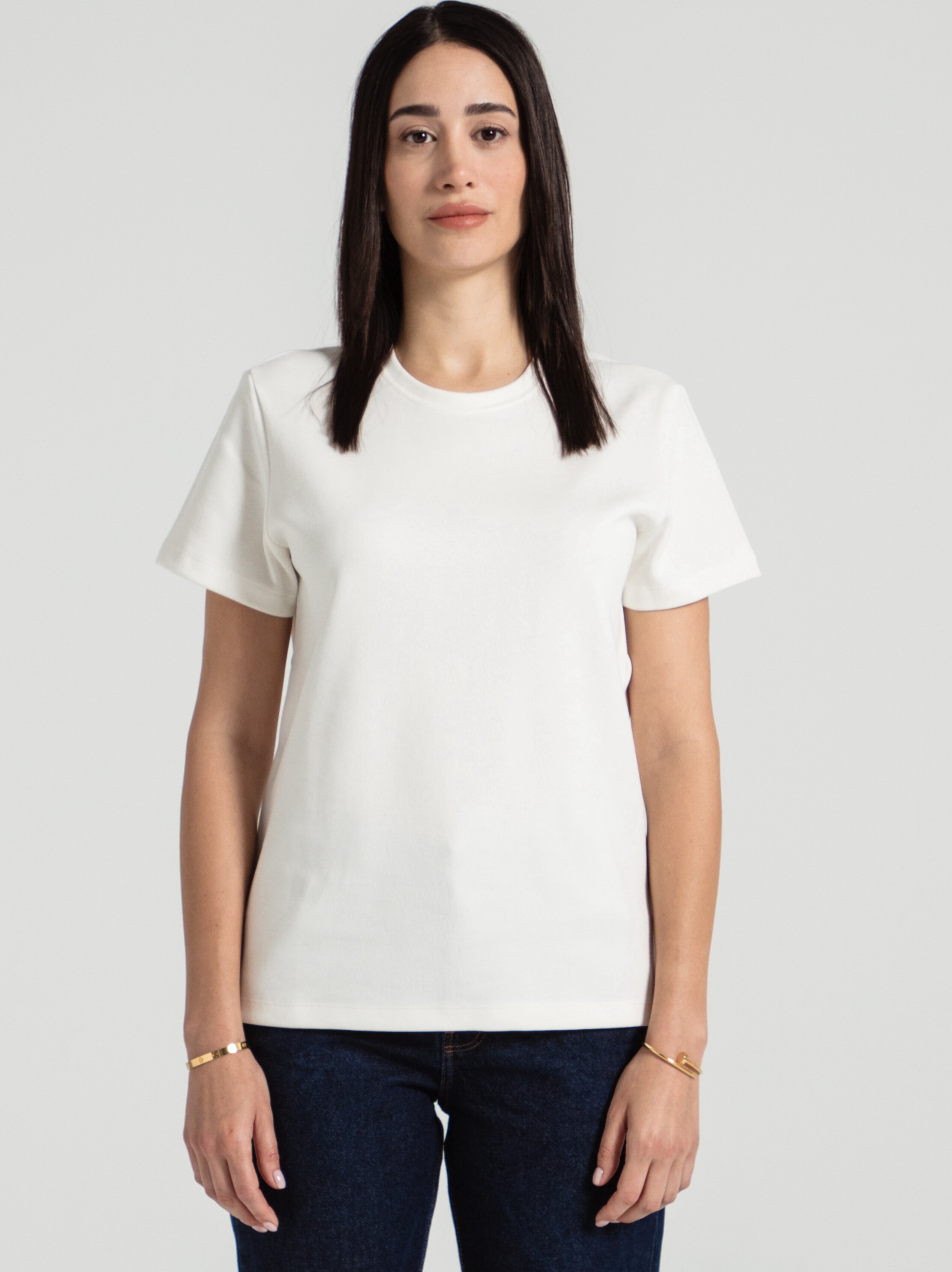 Timeless Basic Kadın Beyaz T-shirt